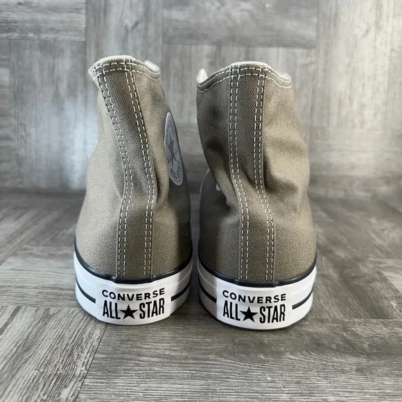 Converse Chuck Taylor High Top Mens 14 Olive Drab Canvas Sneakers NEW A08581F - Picture 6 of 9